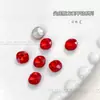 Strass com Fundo Pontiagudo 6mm 8mm, Decorações Grandes Quadradas para Nail Art, Strass de Cristal, Brilho Super Intenso Aurora Iridescente para Decoração de Unhas DIY