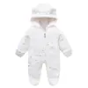 Ropa para Recién Nacidos Transfronteriza, Monos para Bebé, Conjuntos Forrados de Felpa para Primavera y Otoño, Ropa para Exteriores, Monos con Pies para Otoño e Invierno de Bebé, Trajes para Gatear