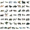 Adesivos de graffiti de animais naturais 50 unidades transfronteiriços para copo de água, celular, computador, bagagem, adesivos decorativos à prova d'água, atacado