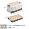 Directo de FábricaCaja de Almacenamiento para Camping, Caja de Almacenamiento para Maletero de Coche, Tapa de Madera Plegable, Personalizable