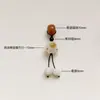 Cuentas Bodhi al por mayor madera de durazno Colgante de loto borla colgante pequeño pulsera diy pequeños accesorios deslizantes decoración de pulsera