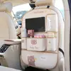 Bolsa de Almacenamiento para Coche Lluvia Azul Bolsa de Almacenamiento para Asiento de Coche de Dibujos Animados Bolsa Colgante Cubo de Basura para Coche Caja de Almacenamiento Multifuncional