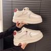 Zapatos de Pan con Suela Gruesa Estilo Hong Kong para Mujer 2025 Otoño Nuevos Ins Nicho Original Versátiles Deportivos Casuales