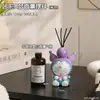 Frasco de aromaterapia fofo em formato de homem azul gordinho de desenho animado, difusor de óleo essencial para saídas de ar, difusor de fragrância decorativo