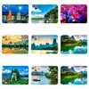 Torres Gemelas Sol y Luna de Guilin, Montaña Nariz de Elefante, Roca Plateada, Lago Rong, Paisaje Cárstico, Imanes de Refrigerador de Vidrio, Decoración de Souvenir Turístico