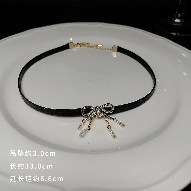 GB1339金蝴蝶结项链