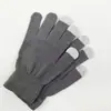 Guantes con Pantalla Táctil para Hombres y Mujeres en Invierno, a Prueba de Frío y Cálidos para Ciclismo, de Punto Estilo K Color Sólido Protección Laboral, Guantes de Trabajo Resistentes al Desgaste para Cabello