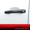 Adecuado para Picasso C4 patrón de fibra de carbono adhesivo de manija Citroen C4-Picasso cubierta protectora de manija de puerta