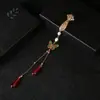 Accesorios decorativos estilo chino colgante accesorios cheongsam paso prohibido colgante broche Hanfu ropa de té borla retro accesorios estilo chino