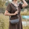 Bolso de mujer de celebridades de Internet 2023, venta al por mayor transfronteriza, bolso de mujer, bolso de sillín estampado, bolso pequeño, bolso de mensajero moderno que combina con todo.