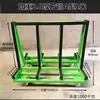 Carro Plegable de Cuatro Ruedas de Alta Resistencia para Vidrio de Puertas y Ventanas para Transporte Logístico, Carrito de Mano de Doble Cara con Marco para Placas de Yeso y Azulejos