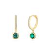 Pendientes de plata de ley S925 con circonitas brillantes, elegantes y de lujo, para mujer, estilo transfronterizo europeo y americano, con hebilla de oreja con sentido avanzado.