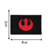 Patch Bordado Série Star Wars Emblema Braçadeira Tático Patch de Moral Patch de Velcro Cartoon Rebelde