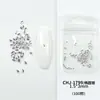 Decoraciones Mini Clavos Remache para Uñas, Versátiles Formas 3D Ovaladas, Triangulares y Romboidales, Populares Accesorios Metálicos de Aleación para Uñas DIY