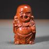 Talla en Madera de Huanghuali de Hoja Grande de un Pixiu Finamente Elaborado, Simbolizando Fortuna, Longevidad y Bendición, con un Cerdo, Elefante y Estatua de Buda, Pieza Decorativa de Madera
