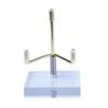 Suporte de exposição de acrílico Cristal bruto pedra mineral padrão minério cristal cluster jade decoração suporte base transparente jóias rack
