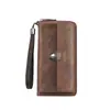 Moderna y Exquisita Selección de Carteras Largas para Hombres y Mujeres con Cierre, Cartera Vintage de Gran Capacidad para Teléfono, Bolso de Mano Multifuncional, Práctico