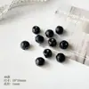 Cuentas de vidrio checo rojas y negras, plumas de color oscuro, corazón, mariposa y flor pequeña, materiales DIY para pulseras hechas a mano