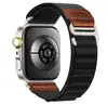 Adecuado para Correa de Reloj Huawei Fit5 Pro Huawei Fit5/4/3 Etiqueta de Cuero Retro Correa de Bucle de Nailon Alpino