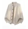 Suéter cárdigan de color sólido americano con botones estilo perezoso para hombre 2026 Nueva marca de moda holgado casual versátil tejido exterior