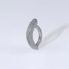 Nuevo anillo para el ombligo de acero inoxidable 316 moda europea y americana simple popular clip para el ombligo personalidad moda joyería para perforaciones al por mayor