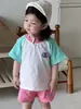 Ropa de Verano para Niños, Ropa de Bebé Delgada de Verano, Ropa Infantil Estilo Coreano, Trajes para Niños y Niñas, Venta al por Mayor de Fábrica, Procesamiento y Personalización