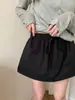Foto Real de Nueva Falda Corta Versátil Simple de Estilo Coreano para Uso Diario de Verano Pantalones Falda Corta Casual Adelgazantes para Mujer
