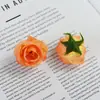 Cabezas de flores de rosa pequeñas artificiales, al por mayor desde el fabricante de origen, para accesorios para el cabello, pasadores, ramilletes, flores decorativas, materiales para manualidades DIY