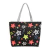 Bolsa Nova de Lona Transfronteiriça, Singapura, Malásia e Tailândia Bolsa Feminina Retrô, Bolsa de Mão Estampada, Bolsa Tote Grande, Bolsa de Ombro de Compras Literária