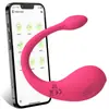 Huevo Vibrador para Mujeres con Control Remoto por App Transfronterizo, Vibración Fuerte Silenciosa Remota, Juguete Portátil para Adultos Femeninos para Uso en Exteriores