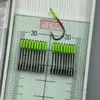 Anzuelo de sub-línea sin nudos de monofilamento doble resistencia, mango micro de palisandro sin mango de aleación de titanio, anzuelo de pesca Kanto nuevo diente de lobo modificado de palisandro