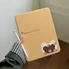 Capa protetora de tela cheia com bolinhas amarelas do Rilakkuma adequada para tablet iPad Pro 11/13 polegadas air 8/7/6 fofa 10