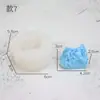Molde de Silicone para Cubos de Gelo de Açúcar Coral Cristalino Diamante Gelo Neve Pingente de Gelo Iceberg Molde de Chocolate Decoração de Bolo