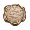 Série de Natal Adesivos de Selo de Cera Bronze Antigo para Envelopes, Convites, Garrafas de Vinho e Decoração de Presentes