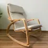 Sillón balancín nórdico sofá perezoso silla de balcón silla de ocio sillón reclinable para mujer embarazada sillón de casa para adulto simple