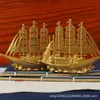 Adornos de vela para una navegación suave Ssangyong Auspicious Sailing Navegación a domicilio Carga completa Artesanías de metal Adornos de vela