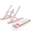 Soporte plegable para portátil transfronterizo, aleación de aluminio, portátil, ajustable, soporte de enfriamiento elevador de altura para escritorio