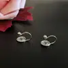 Acessórios de clipe de orelha DIY Conversor de clipe de orelha de cobre puro Clipe de orelha de bobina de mosquito francês simples