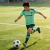 Uniformes de Entrenamiento de Fútbol para Niños, Uniformes Personalizados para Equipos de Competición de Escuela Primaria para Niños, Playeras Deportivas de Fútbol para Niñas con Números Impresos