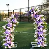 Accesorios de Boda Arco de Hierro Decoración de Puerta de Cuerno de Vaca Soporte de Flores Decoración de Césped al Aire Libre Arreglo de Boda Decoración de Fondo