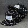 Chapéu Hip-Hop Chapéu de Aba Reta Masculino Casal Jovem Estilo Coreano Boné de Baseball Hip-Hop Chapéu de Estudante Chapéu de Sol Feminino
