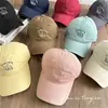 Gorra de Béisbol Lavada a la Piedra para Pareja, Primavera y Otoño, para Mujer, con Bordado de Gato, Sombrero Casual Versátil con Protección Solar
