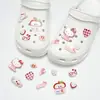 Zuecos Lindos y de Moda Estilo Ins Accesorios DIY Hebillas de Zapato Desmontables Flor de Zapato de Ballet Dibujos Animados 3D Accesorios