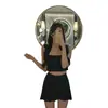 Nueva falda dividida traje de baño sexy para mujer que cubre la barriga adelgazante push up para pecho pequeño bikini conservador traje de baño para aguas termales