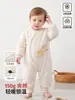 Mono de otoño e invierno para bebé 150g acolchado para recién nacido ropa abrigadora engrosada súper lindo y adorable ropa exterior para bebé