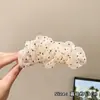 Novo Acessório de Cabelo Presilha Banana com Laço 2026, Estilo Universitário Presilha Mágica para Rabo de Cavalo Alto para Mulheres, Presilha de Garra Exquisita e Sofisticada