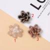Cuentas Hechas a Mano DIY, Cuentas de Cristal de Vidrio Cosidas a Mano, Pasadores de Flor, Accesorios para el Cabello, Accesorios para Joyería, Adhesivos Decorativos de Tela para la Cabeza