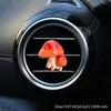 Ambientador Plano de Acrílico para Coche, Modelo Nuevo Transfronterizo, Clip Decorativo de Aroma de Hongo Lindo y Colorido para Ventilación de Coche