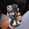Carcasa de teléfono con diseño de lobo para iPhone 15 compatible