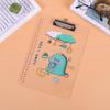 Nuevo Dibujo Animado A4 Engrosado Transparente PP Acrílico Metal Placa Clip Moda Estudiante Almacenamiento Papel de Prueba Tablero de Escritura